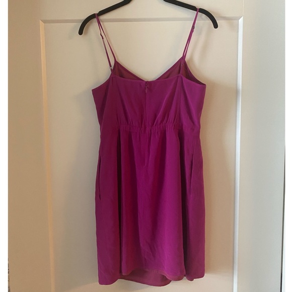 Madewell Pink Silk Cami Dress Size 4 - Picture 3 of 8